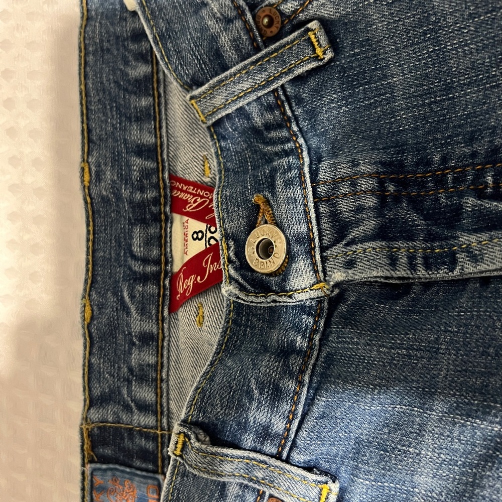 Lucky Brand Striped Denim Jeans - Picture 5 of 5